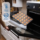 Mainstays 24-cavity Gray Mini Metal Muffin Pan