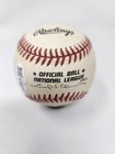 Fergie Jenkins Signed Leonard Coleman National League Baseball Jsa Coa Buf