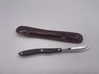 Vtg  Cutco Usa 1059 Serrated Blade Table Steak Knife Brown S Handle