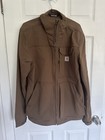 Carhartt Super Dux Lightweight Mock-neck Relaxed Fit Jacket Men s M Brown