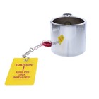 United Pacific 90107 Heavy Duty Steel King Pin Lock W 12  Warning Tag- 1 Unit