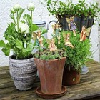Fairy Garden - Set Of 6 Pcs Miniature Fairies Figurines For Outdoor Garden Lawn 