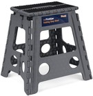 Plastic Folding Step Stool 16 Inch Folding Stool Seat Chair Portable Kids Adults