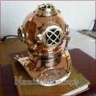 U s Navy Mark V Brass Copper Diving Divers Helmet Collectible Deep Sea Halloween