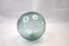 Blown Glass Antique Fishing Net Float Aqua Blue Japanese Style 3 25 