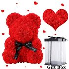 Wedding Rose Teddy Bear With Box For Women Valentines Girlfriend Birthday Gifts