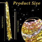 48 Pcs Lighted Wedding Wands Wedding Send Off Wands Tinsel Fairy Wands Tinsel   