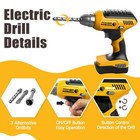 Pretend Play Kids Construction Kits  Kids Tool Set With Electronic Toy Drill    