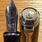 Pelikan M805 Fountain Pen New Blue 18k Fine Nib  free 2 Day Ship Og Box   Papers