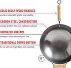 Joyce Chen Classic Series 14-inch Round Bottom Carbon 14  Wok 
