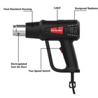 Heat Gun Electric Hot Air Gun Dual Temperature 2 Speeds 4 Nozzles Tool 2000w