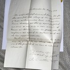 Antique 1859 Pre Civil War Era Recommendation Letter Jacksonville Female Academy