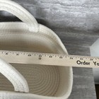 Baby Medium Cotton Rope Diaper Caddy organizer Storage Bin White