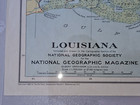 1930 National Geographic Road Map Louisiana New Orleans Collectible Transport