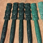 Vtg Trader Vic s Tiki Paddle Swizzle Sticks Drink Stirrers Set Of 11 Plastic