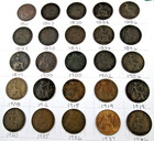 25 One Penny British Old Coins Great Britain 1861-1946 Ungraded Mixed Lot   2