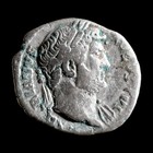 Hadrian Ar Denarius 126-127 Ad Rome Virtus Ancient Roman Silver Coin