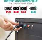 3 Prong Power Cord 15ft Long C13 Universal Ac Electric Cable Replacement For Com