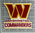 Washington Commanders Nfl Team Logo Embroidered 3in Iron   Sew-on Patch