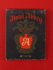 Vintage Hotel Abbey Nyc New York City Advertising Matchbook Matches Rare   