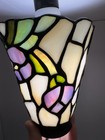 Vintage Tiffany Style Stained Glass Lamp Shade Set 4 