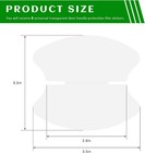 8pcs Car Door Handle Protector  Anti-scratch Transparent Car Doors Bowl Covers P