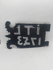 18th C  Antique Iron Weathervane Dated 1753