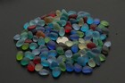 Sea Beach Glass 60 Pcs Mixed Color Lot Bulk Blue Green Red 12-18mm Jewelry Use