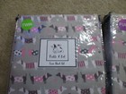 Dachshund Dog Pickle   Dot Twin Size Sheet Set - Kids Sweater Gray Pink White