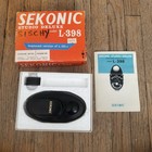 Vintage Sekonic Studio Deluxe L-398 Photography Light Exposure Meter Japan