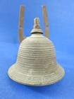 C 1870    india    Antique 19th Century  old Brass  Garden Dinner Ship Bell    sonoma   