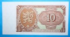S4 - Czechoslovakia 10 Korun 1953 Crisp Unc  Banknote P  83 - Lion Sn  Mc-001359