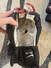 Vintage Nike Air Quest 2 Team Canada Hockey Gloves 14 5  Sr Red Black Ice