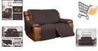 Reversible Couch Cover For Loveseat Polyester Water Resistant Slipcover