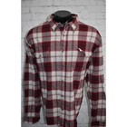 Lucky Brand Light Flannel Shirt Mens Size 2xl Xxl Red Plaids Soft Cotton