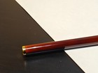 Vintage St Dupont Laque De Chine Red Fountain Pen 18ct Gold Nib W ink Converter 