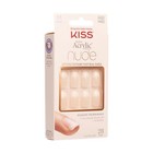 Kiss Salon Acrylic Press On Nails  Nail Glue Included   cashmere   French  Me   