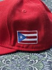 Puerto Rico Wbc World Baseball Classic Fitted Red Cap New Era 59fifty Sz 7 1 8