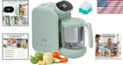 Compact Baby Food Maker With Steam  Blend  And Puree Functions - Green