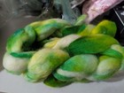 4 Oz Amazing Art Roving  Fiber Art Wensleydale Teeswater Blended Free Usa Ship