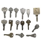 Lot Of 15 Vintage Keys Ilco Kwikset Choice Hotel Medalist Old Padlock   House   