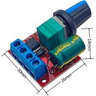 5v-35v 5a Mini Dc Motor Pwm Speed Controller Adjustable Speed Control Switch