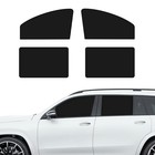 4 Pcs Car Window Shades  Magnetic Light Blocking And Uv Protection Black