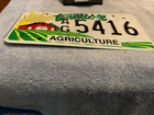 Tennessee Agriculture Embossed License Plate Ag 5416 2012 Era