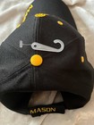 Black Master Mason Square Compass Baseball Hat Cap Masonic Fraternity New 