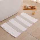 Waffle Bath Mat Non Slip  Boho Bathroom Rug  Super Absorbent Quick Dry