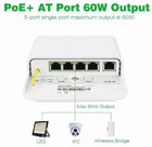 5 Port Gigabit Poe Passthrough Switch Outdoor Ethernet Extender Up To 100m 328ft