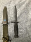 Vintage U s  M7 Bayonet With Original M8a1 Pwh Scabbard  Vietnam Era 