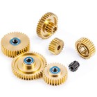 Brass Shaft Gears Metal Motor Teeth Copper Axis Gears Sets For 1 14 Tamiya Truck