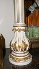 Tall Hollywood Regency Stiffel Orig  Lamps Pair Gold Florentine French Rf Moreau